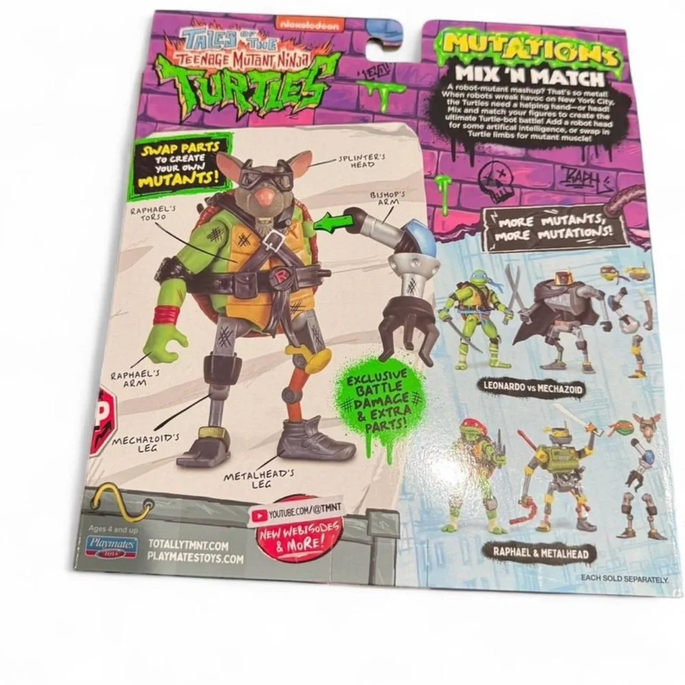 Leonardo vs Mechazoid Action Figures